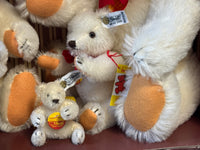 Tan Stuffed Bear Family with Box & Tags LE 26/203 (Vintage Steiff, German) - Bitz & Buttons