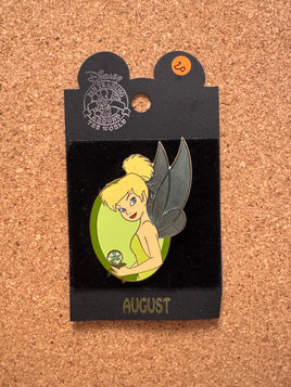 Tinkerbell with August Birth Stone (Disney, Pin Traders) - Bitz & Buttons