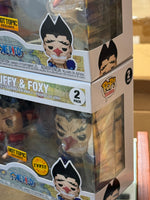 Luffy & Foxy 2 Pack with Chase Lot (One Piece, Funko Pop)