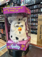 Spotted Dalmation Grey Eyes Furby 8616 (Vintage Furby, Tiger Electronics) SEALED