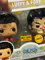 Luffy & Foxy 2 Pack with Chase Lot (One Piece, Funko Pop)