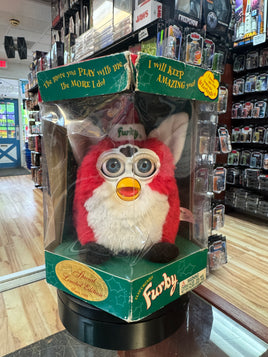 Xmas Santa Eyes Furby 8619 (Vintage Furby, Tiger Electronics) SEALED