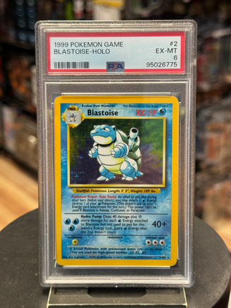 Blastoise Holo 2/102 (Wizard, Pokemon 1999) ** PSA Graded 6 **| Bitz & Buttons Blastoise Holo 2/102 (Wizard, Pokemon 1999) ** PSA Graded 6 **| Bitz & Buttons