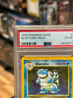 Blastoise Holo 2/102 (Zauberer, Pokemon 1999) ** PSA-Bewertung 6 ** 