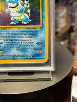 Blastoise Holo 2/102 (Zauberer, Pokemon 1999) ** PSA-Bewertung 6 ** 