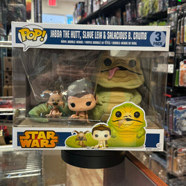 Jabba, Leia & Salacious 3 Pack (Funko Pop! Star Wars)