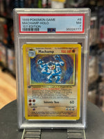 Machamp Holo 8/102 1st Edition (Wizard, Pokemon 1999) ** PSA Graded 7 **