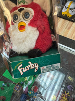 Xmas Santa Eyes Furby 8619 (Vintage Furby, Tiger Electronics) SEALED