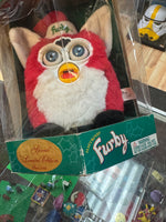 Xmas Santa Eyes Furby 8619 (Vintage Furby, Tiger Electronics) SEALED