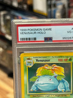 Venusaur Holo 15/102 (Zauberer, Pokemon 1999) ** PSA-Bewertung 4 ** 