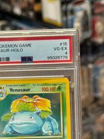 Venusaur Holo 15/102 (Wizard, Pokemon 1999) ** PSA Graded 4 **