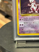 Mewtoo Holo 10/102 (Zauberer, Pokemon 1999) ** PSA-Bewertung 7 ** 