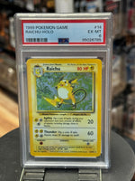 Raichu Holo 16/102 (Zauberer, Pokémon 1999) ** PSA-Bewertung 6 ** 