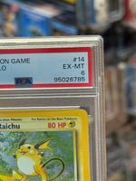 Raichu Holo 16/102 (Wizard, Pokemon 1999) ** PSA Graded 6 **