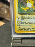 Raichu Holo 16/102 (Wizard, Pokemon 1999) ** PSA Graded 6 **