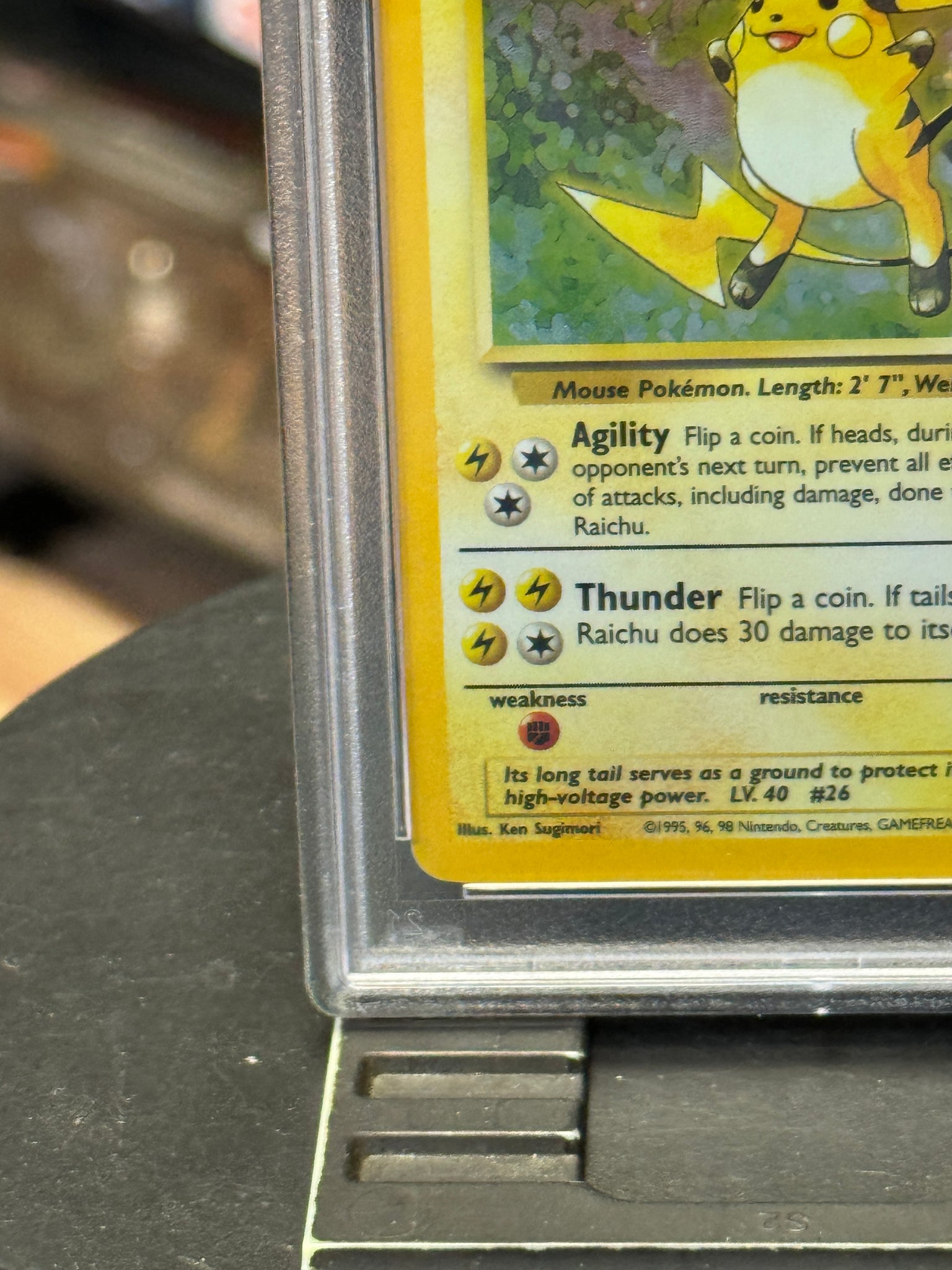 Raichu Holo 16/102 (Wizard, Pokemon 1999) ** PSA Graded 6 **| Bitz & Buttons Raichu Holo 16/102 (Wizard, Pokemon 1999) ** PSA Graded 6 **| Bitz & Buttons