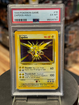 pokemon card zapdos holo Zapdos Holo 16/102 (Wizard, Pokemon 1999) ** PSA Graded 6 **| Bitz & Buttons