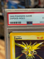 Zapdos Holo 16/102 (Zauberer, Pokemon 1999) ** PSA-Bewertung 6 ** 