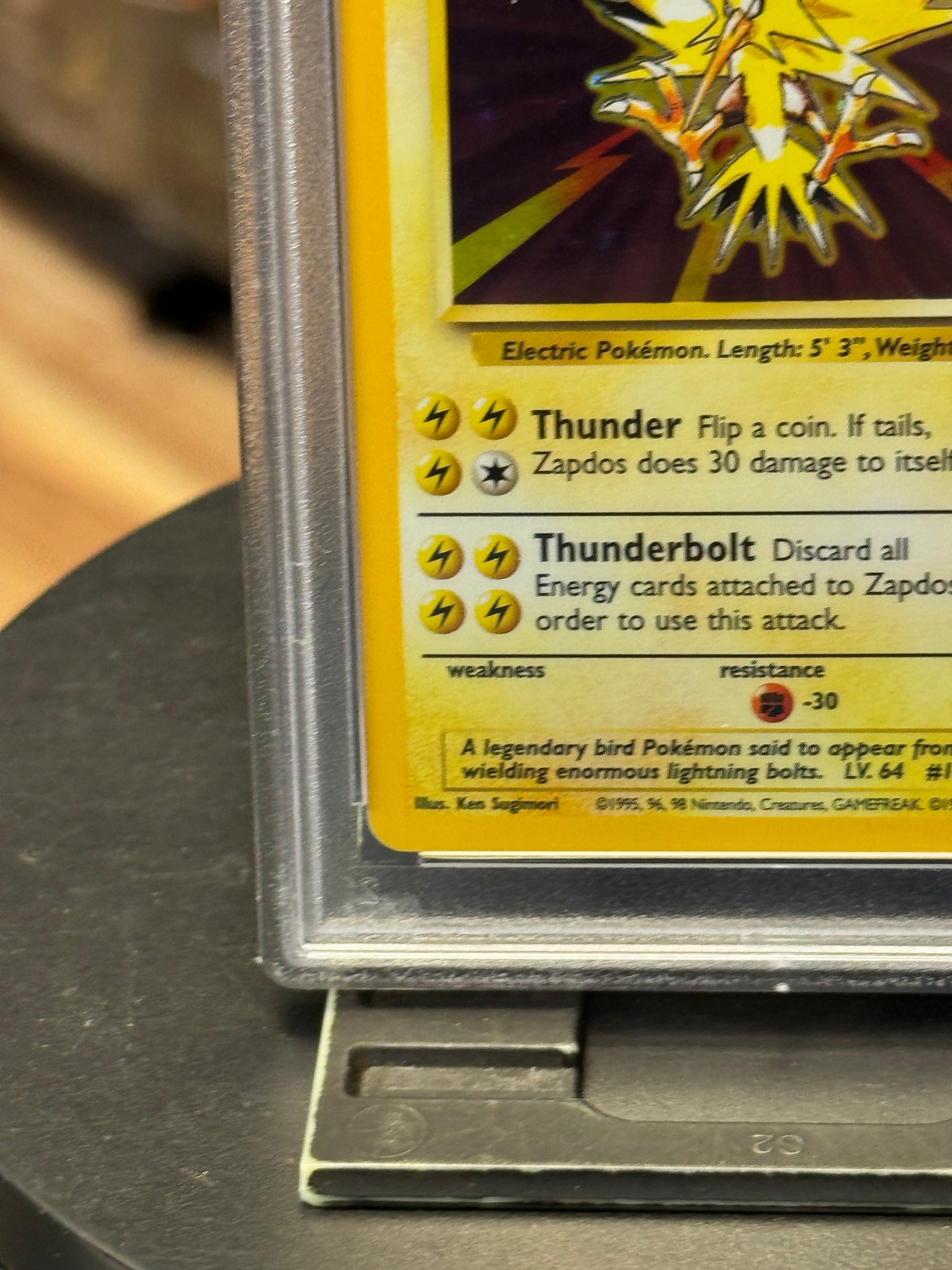 Zapdos Holo 16/102 (Wizard, Pokemon 1999) ** PSA Graded 6 **| Bitz & Buttons Zapdos Holo 16/102 (Wizard, Pokemon 1999) ** PSA Graded 6 **| Bitz & Buttons