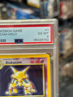 Alakazam Holo 1/102 (Wizard, Pokemon 1999) ** PSA-Bewertung 6 ** 