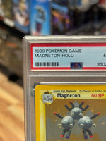 Magneton Holo 9/102 (Wizard, Pokemon 1999) ** PSA Graded 6 **