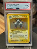 Magneton Holo 9/102 (Wizard, Pokemon 1999) ** PSA Graded 6 **