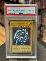 SDK-001 Blue Eyes White Dragon 2002 (Kazuki, Yu Gi Oh) ** PSA Graded 8 **