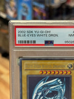 SDK-001 Blauäugiger weißer Drache 2002 (Kazuki, Yu Gi Oh) ** PSA-Bewertung 8 ** 