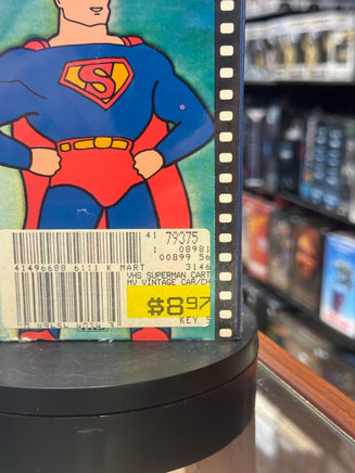 Cartoons of Superman VHS 8742 (Max Fleischer, DC Comics) Sealed - Bitz & Buttons