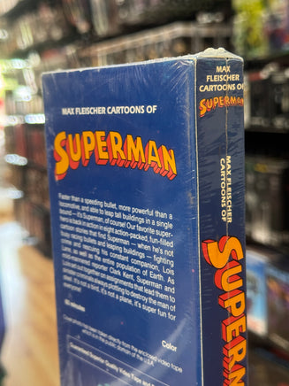 Cartoons of Superman VHS 8742 (Max Fleischer, DC Comics) Sealed - Bitz & Buttons