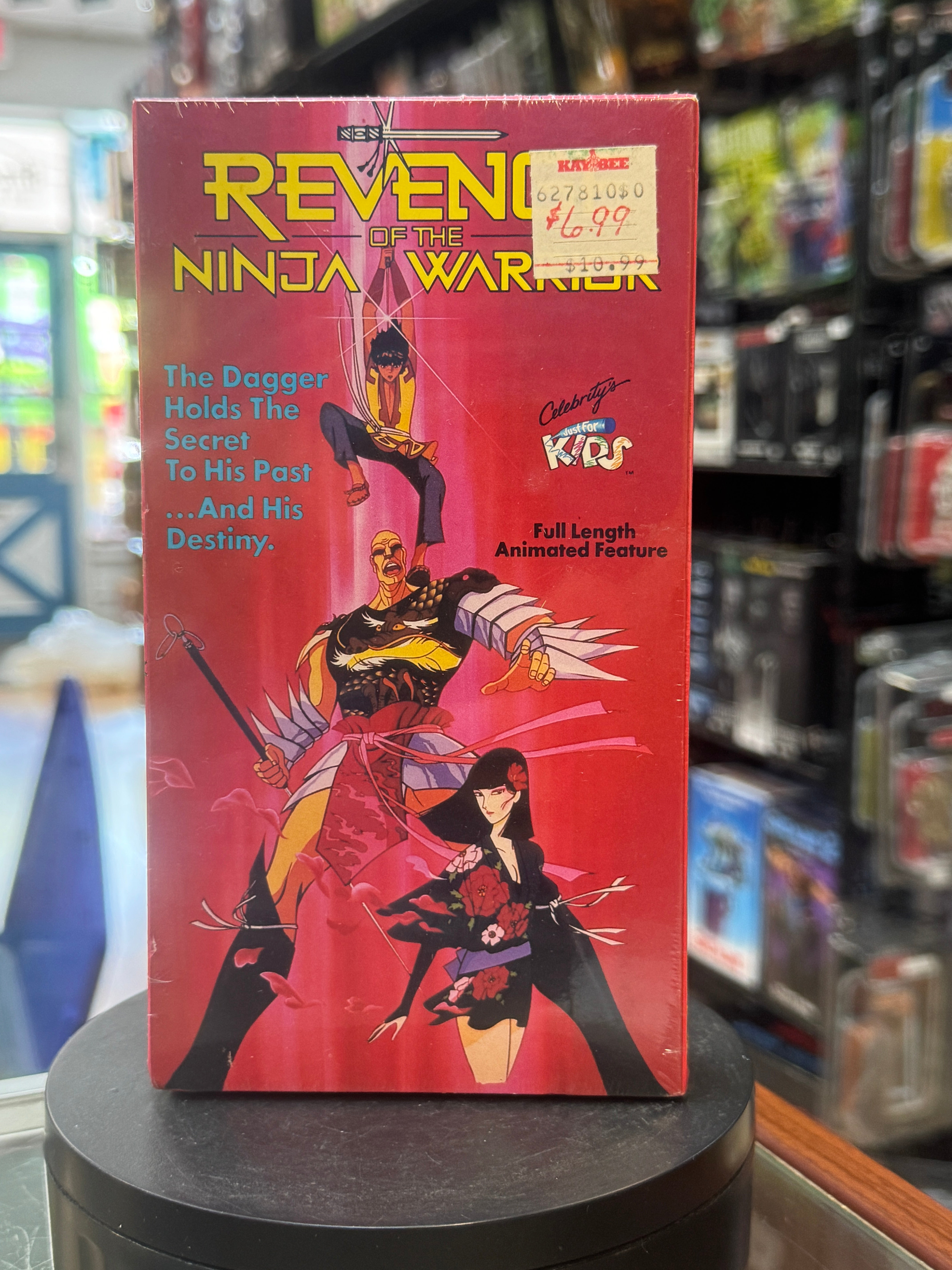 Revenge of the Ninja Warrior VHS 8743 (Anime, Just for Kids
