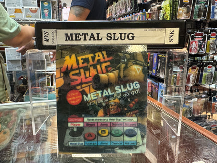 Metal Slug SNK with Display Placard (Neo Geo, Vintage Video Game) **TESTED** - Bitz & Buttons