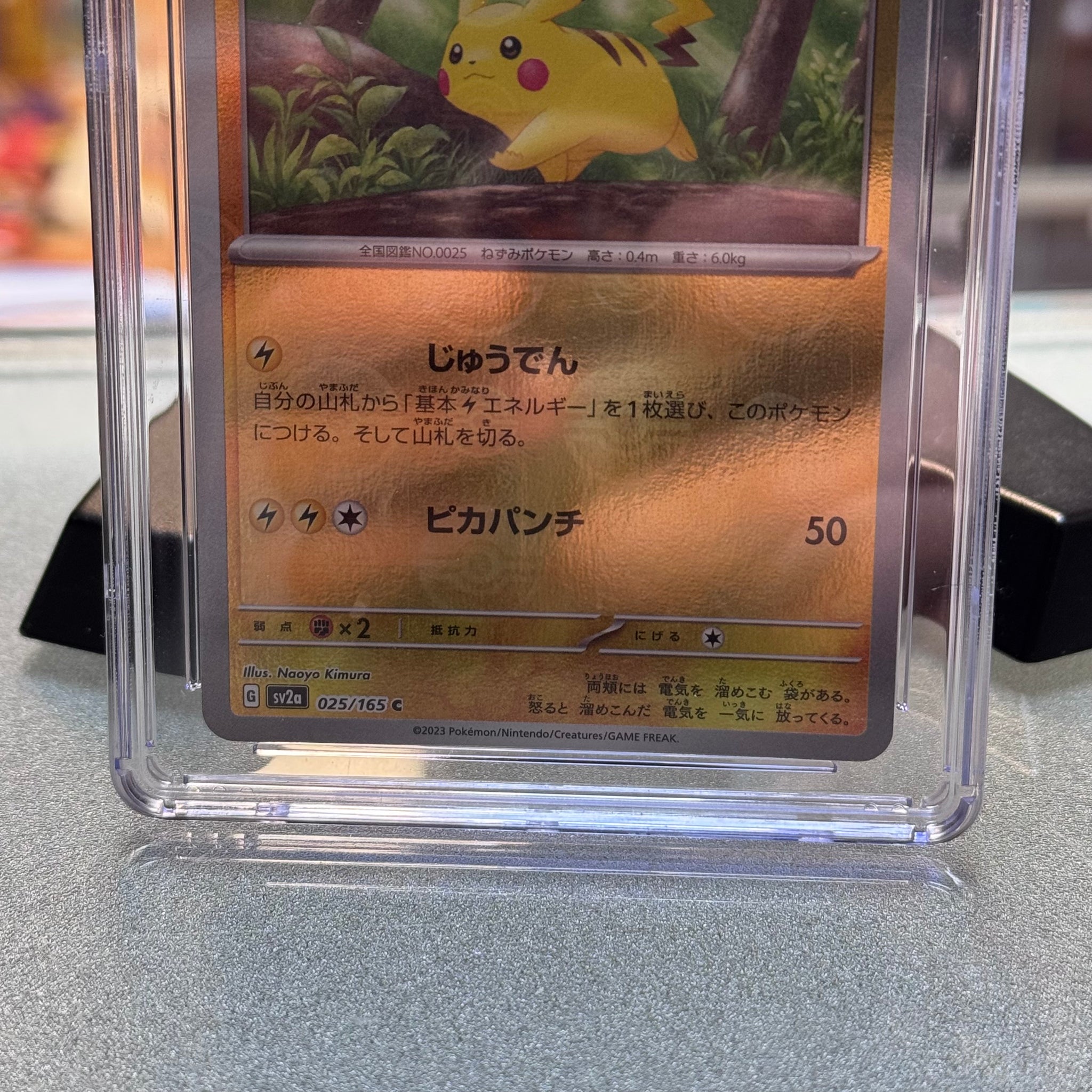 do japanese pokemon cards have reverse holos Pikachu Reverse Holo Japanese 025/165 (Pokemon, Scarlet & Violet 151)