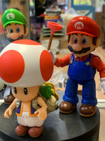 Mario Luigi & Toadstool Lot (Jakks Pacific, Super Mario Brothers) LOOSE