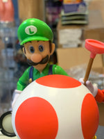 Mario Luigi & Toadstool Lot (Jakks Pacific, Super Mario Brothers) LOOSE