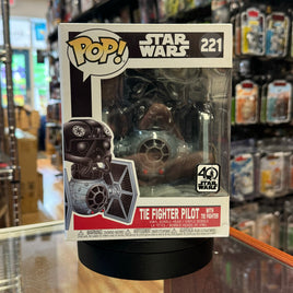 Tie Fighter Pilot With Tie Fighter #221 40th (Funko Pop!, Star Wars)