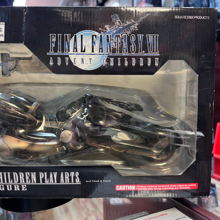 Cloud & Fenrir 8098 (Final Fantasy VII Advent Children, Play Arts) Sealed - Bitz & Buttons