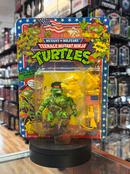 Green Beret Raphael 8800 (Vintage TMNT Ninja Turtles, Playtmates) SEALED