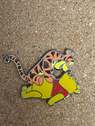 Tigger Pouncing on Winnie the Pooh (Disney, Pin Traders) - Bitz & Buttons