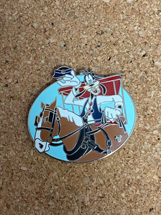 Goofy on a Horse Trolley (Disney, Pin Traders) - Bitz & Buttons