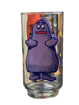 Grimace Portrait (Vintage Happy Meal Glasses, McDonalds)