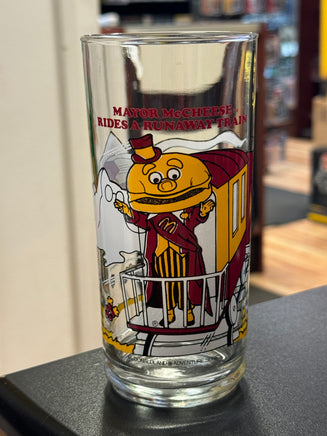 Mayor McCheese Runaway Train (Vintage Happy Meal Glasses, McDonalds) - Bitz & Buttons
