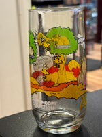 Snoopy & Woodstock Camping (Vintage Happy Meal Glasses, McDonalds)