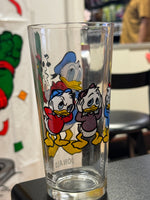 Donald Duck with Huey Louie Dewey (Vintage Happy Meal Glasses, McDonalds)