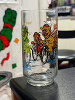 Kermit the Frog on Bike Muppets (Vintage Happy Meal Glasses, McDonalds)