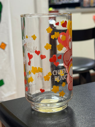 Cheer Bear Care Bears (Vintage Happy Meal Glasses, Burger King) - Bitz & Buttons