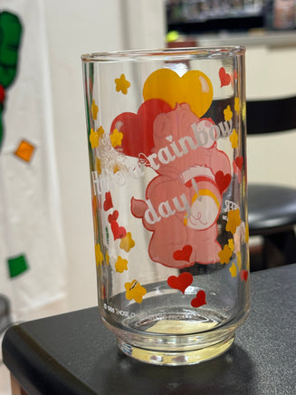 Cheer Bear Care Bears (Vintage Happy Meal Glasses, Burger King) - Bitz & Buttons