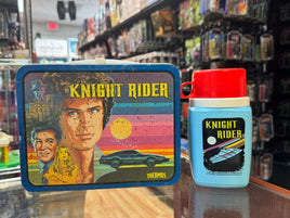 Michael Knight & KITT Metal Lunch Box with Thermos (Aladdin  Knight Rider)