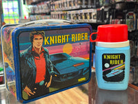 Michael Knight & KITT Metal Lunch Box with Thermos (Aladdin  Knight Rider)