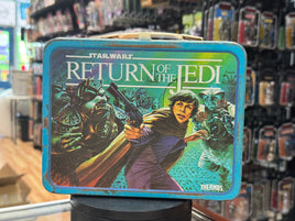 Return of the Jedi Luke Skywalker & Vader Metal Lunchbox  (Thermos, Vintage Star Wars)